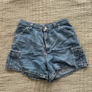Denim Cargo Women Shorts